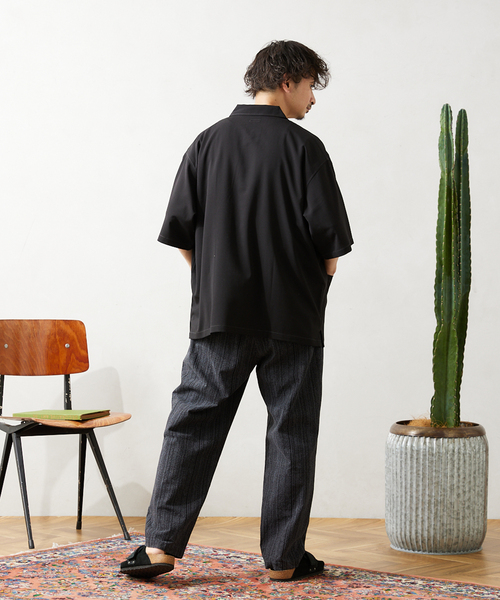 JOURNAL STANDARD relume(ジャーナルスタンダード レリューム)の「"イージーケア" SLUB TR TORO 半袖シャツ(シャツ/ブラウス・メンズ・アイボリー/チャコールグレー/ブラック・MEDIUM/LARGE)」の9枚目の写真