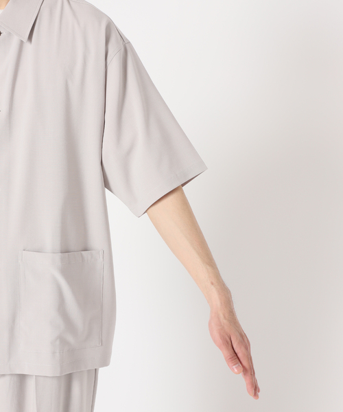 JOURNAL STANDARD relume(ジャーナルスタンダード レリューム)の「"イージーケア" SLUB TR TORO 半袖シャツ(シャツ/ブラウス・メンズ・アイボリー/チャコールグレー/ブラック・MEDIUM/LARGE)」の12枚目の写真