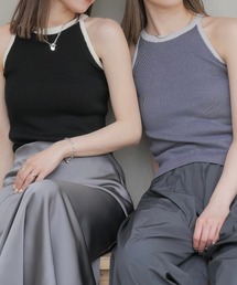 アメリカンスリーブ」に該当するレディースのタンクトップファッション