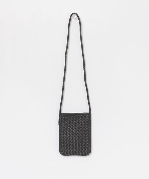 URBAN RESEARCH DOORS（アーバンリサーチドアーズ）の「レザーメッシュショルダーバッグ（ショルダーバッグ・レディース・ブラック/ブラック系その他/ホワイト・-）」の9枚目の写真