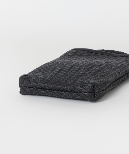 URBAN RESEARCH DOORS（アーバンリサーチドアーズ）の「レザーメッシュショルダーバッグ（ショルダーバッグ・レディース・ブラック/ブラック系その他/ホワイト・-）」の10枚目の写真