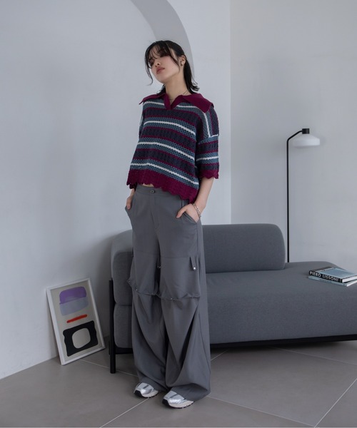 chocomee ボーダー AOZORAマルチボーダーニットロンT(MENS)｜ファッション通販
