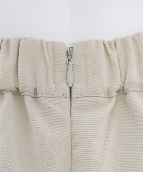 clear（クリア）の「インパン付ボックスプリーツミニスカート（スカート・レディース・サンドベージュ/ブラック・M/S）」の5枚目の写真