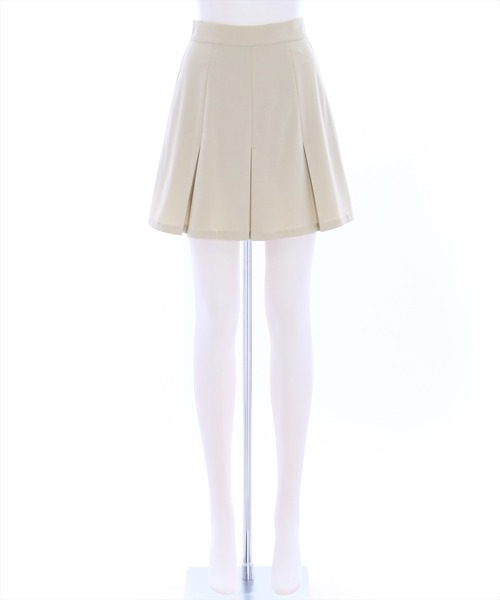 clear（クリア）の「インパン付ボックスプリーツミニスカート（スカート・レディース・サンドベージュ/ブラック・M/S）」の17枚目の写真