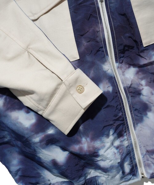 NineMicrophones(ナインマイクロフォンズ)の「CHUSEN JKT(ブルゾン・メンズ・アイボリー/ブラック・LARGE/MEDIUM/X-LARGE)」の21枚目の写真