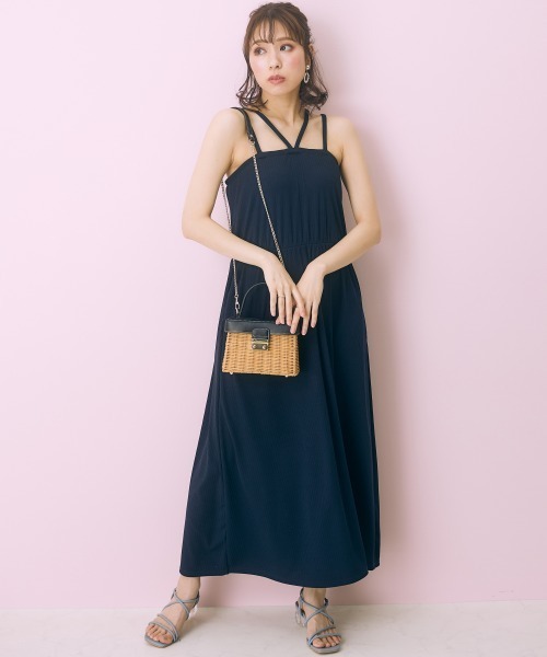 marun（マルン）の「＜大きいサイズ＞ 2点セット(ワンピース＋カーディガン) marun（ワンピース・レディース・ベージュ系/ピンク/ネイビー・L/LL/3L/4L/5L）」の17枚目の写真