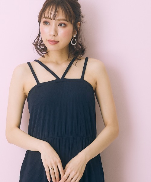 marun（マルン）の「＜大きいサイズ＞ 2点セット(ワンピース＋カーディガン) marun（ワンピース・レディース・ベージュ系/ピンク/ネイビー・L/LL/3L/4L/5L）」の22枚目の写真