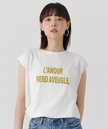 ノースリーブロゴTシャツ