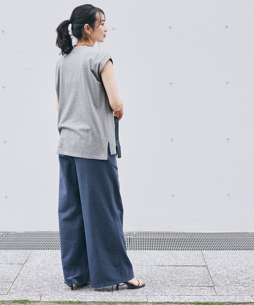 coca(coca)(コカ)の「ノースリーブロゴTシャツ(Tシャツ/カットソー・レディース・B/A/D/C・L/M)」の6枚目の写真