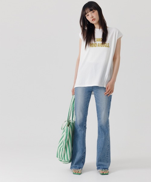 coca(coca)(コカ)の「ノースリーブロゴTシャツ(Tシャツ/カットソー・レディース・B/A/D/C・L/M)」の18枚目の写真