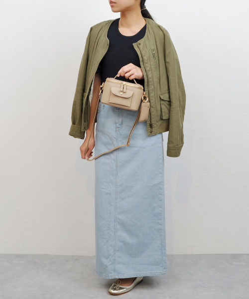 cache cache（カシュ カシュ）の「カシュカシュ cachecache / バニティ型2wayミニショルダー（ショルダーバッグ・レディース・ベージュ系その他/ブラック/キャメル・FREE）」の3枚目の写真