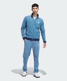 美品　adidas アディダス　BOGEY BOYS パイル　トラックジャケット アディダス BOGEY BOYS パイル トラックジャケット - ブルー