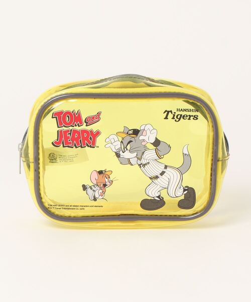 MARMI ポーチ 公式】TOM and JERRY×阪神タイガース PVCクリアポーチ（ポーチ