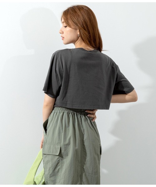 ANAP(アナップ)の「レイヤードデザインTシャツ(Tシャツ/カットソー・レディース・ホワイト/ライム/スミクロ・FREE)」の20枚目の写真