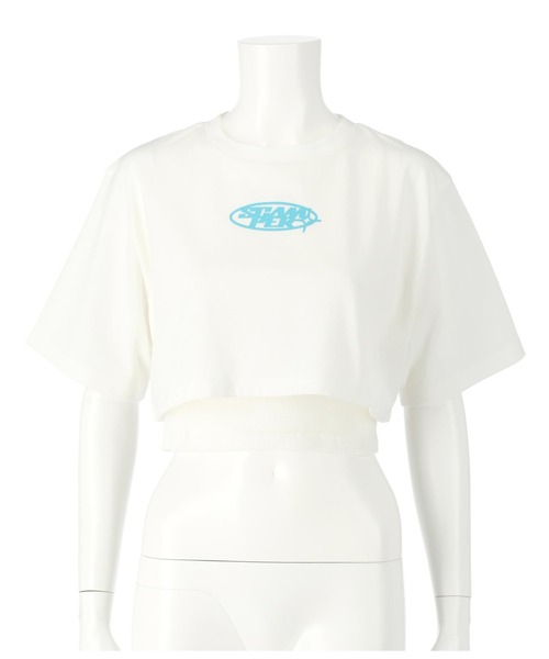 ANAP(アナップ)の「レイヤードデザインTシャツ(Tシャツ/カットソー・レディース・ホワイト/ライム/スミクロ・FREE)」の6枚目の写真