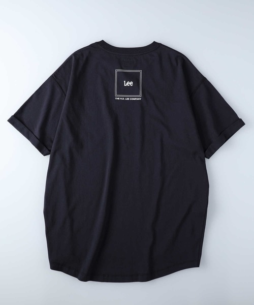 Lee(リー)の「【Lee】バックスクエアロゴTシャツ(Tシャツ/カットソー・レディース・ダークグレー・L/M)」の5枚目の写真
