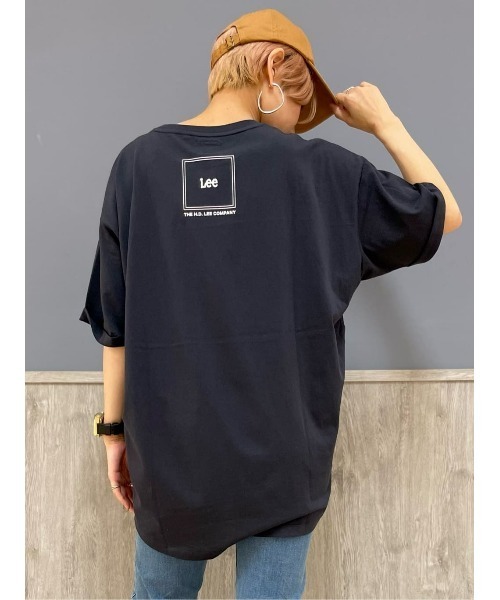 Lee(リー)の「【Lee】バックスクエアロゴTシャツ(Tシャツ/カットソー・レディース・ダークグレー・L/M)」の22枚目の写真