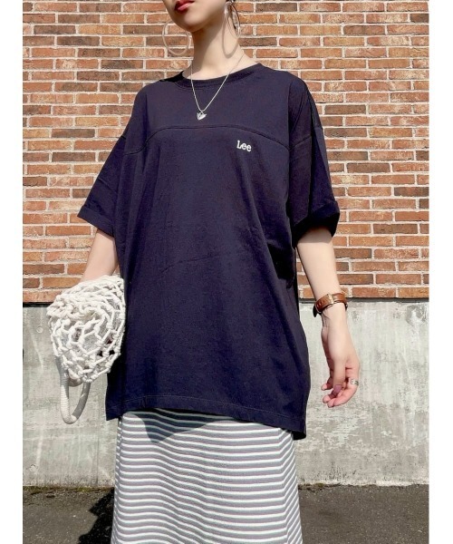 Lee(リー)の「【Lee】バックスクエアロゴTシャツ(Tシャツ/カットソー・レディース・ダークグレー・L/M)」の18枚目の写真