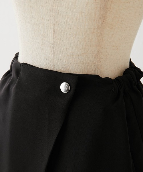 ear PAPILLONNER(イアパピヨネ)の「フロントタックパンツ【SUM1 STYLE(スミ スタイル)】(スラックス・レディース・ブラック・ONE SIZE)」の9枚目の写真