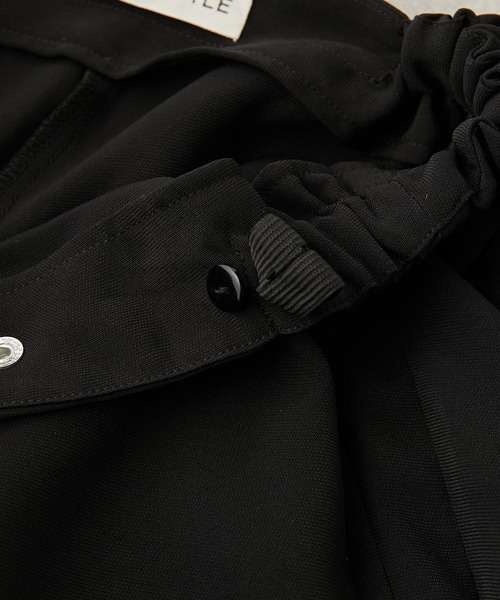 ear PAPILLONNER(イアパピヨネ)の「フロントタックパンツ【SUM1 STYLE(スミ スタイル)】(スラックス・レディース・ブラック・ONE SIZE)」の12枚目の写真