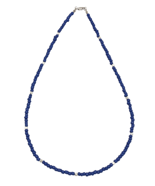 WEGO（ウィゴー）の「WEGO/メタルビーズネックレス（ネックレス・メンズ・ブルー/レッド/ブラック/ターコイズブルー/ホワイト・FREE）」の4枚目の写真