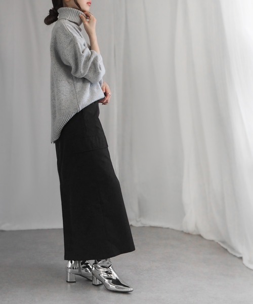 minia(ミニア)の「ポインテッドフィットブーツ(ブーツ・レディース・ブラック/ベージュ/アイボリー/シルバー系その他・S/M/L)」の13枚目の写真
