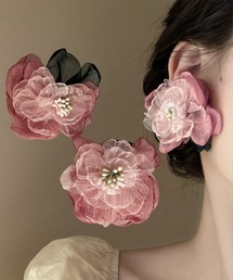 フラワーチュールピアス