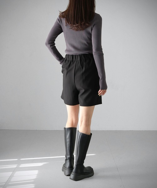 cheriella（シェリエラ）の「【cheriella】WEB限定配色デザインネックニット WEB LIMITED CONTRAST DESIGN NECK KNIT（ニット/セーター・レディース・ダークグレー/ダークブルー/アイボリー/ダークグリーン/ブラック/ワインレッド・M）」の19枚目の写真