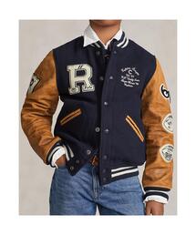 ラルフローレン　キッズ　ウールブレンド レザースリーブ ジャケット　新品 POLO RALPH LAUREN CHILDRENSWEAR（ポロ ラルフ ローレン