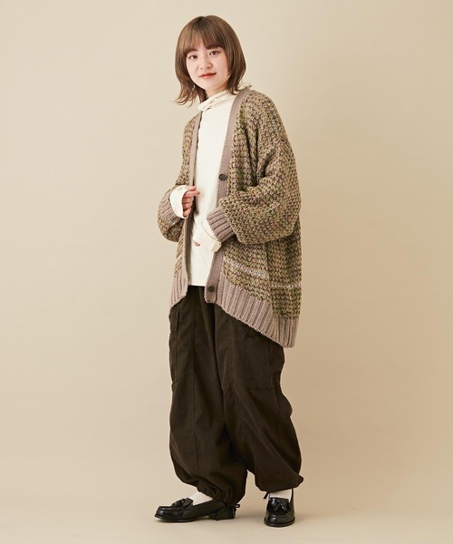 CUBE SUGAR(キューブシュガー)の「インレースウェットモックネック風タートルインナー(Tシャツ/カットソー・レディース・ホワイト/パープル/オレンジ/ブラック・M)」の11枚目の写真