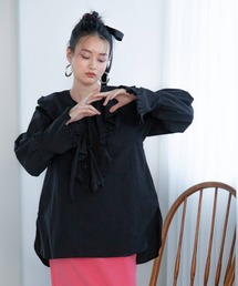 bohmal | 襟取り外し可能2WAYフリルブラウス(シャツ/ブラウス)