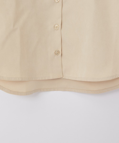 CIAOPANIC TYPY（チャオパニックティピー）の「【KIDS】ピーチ起毛フリルブラウス（シャツ/ブラウス・キッズ・アイボリー/チャコールグレー・S/M/L/XL/XXL）」の21枚目の写真