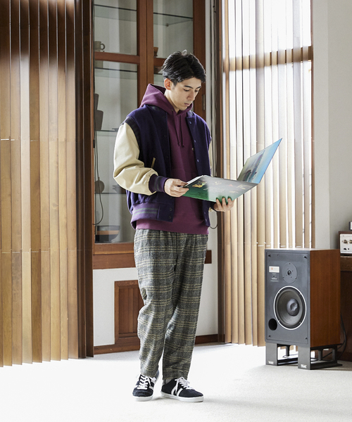 JOURNAL STANDARD relume(ジャーナルスタンダード レリューム)の「ツイード チェックイージーパンツ(スラックス・メンズ・ブラウン/ブラック・MEDIUM/LARGE)」の5枚目の写真