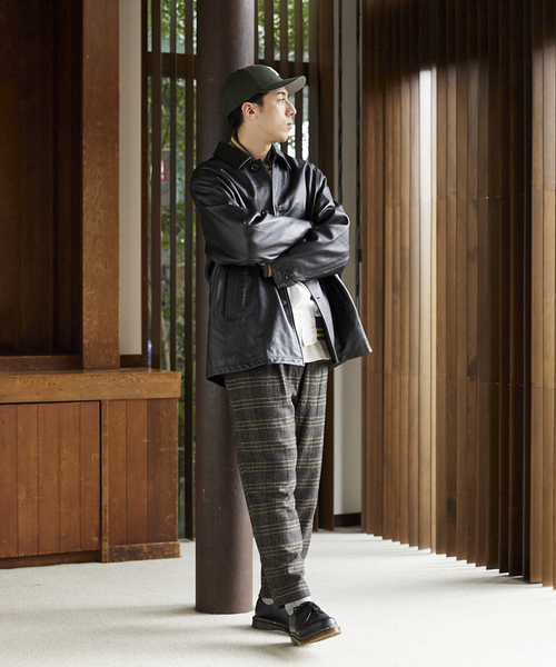 JOURNAL STANDARD relume(ジャーナルスタンダード レリューム)の「ツイード チェックイージーパンツ(スラックス・メンズ・ブラウン/ブラック・MEDIUM/LARGE)」の11枚目の写真