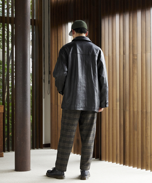 JOURNAL STANDARD relume(ジャーナルスタンダード レリューム)の「ツイード チェックイージーパンツ(スラックス・メンズ・ブラウン/ブラック・MEDIUM/LARGE)」の13枚目の写真