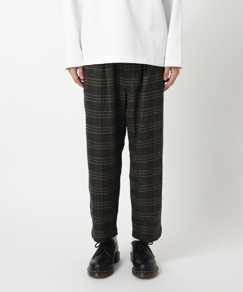 JOURNAL STANDARD relume(ジャーナルスタンダード レリューム)の「ツイード チェックイージーパンツ(スラックス・メンズ・ブラウン/ブラック・MEDIUM/LARGE)」の18枚目の写真