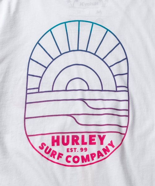 Hurley (ハーレー)の「【Hurley:ハーレー】M EVD CLEAN LINES LS / ハーレー袖ロゴロングTシャツ バックプリント(Tシャツ/カットソー・メンズ・ブルー/ホワイト・LARGE/X-LARGE/MEDIUM/SMALL)」の7枚目の写真
