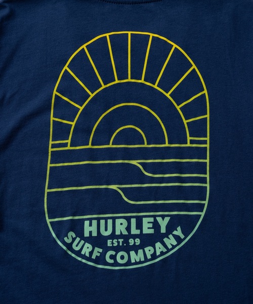 Hurley (ハーレー)の「【Hurley:ハーレー】M EVD CLEAN LINES LS / ハーレー袖ロゴロングTシャツ バックプリント(Tシャツ/カットソー・メンズ・ブルー/ホワイト・LARGE/X-LARGE/MEDIUM/SMALL)」の10枚目の写真