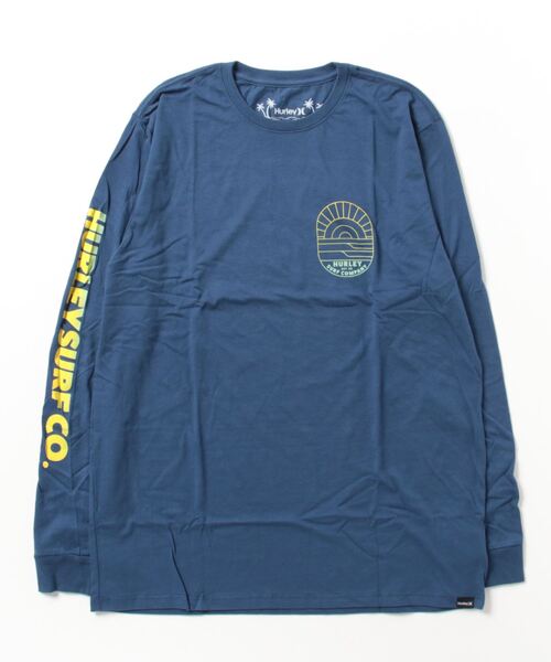 Hurley (ハーレー)の「【Hurley:ハーレー】M EVD CLEAN LINES LS / ハーレー袖ロゴロングTシャツ バックプリント(Tシャツ/カットソー・メンズ・ブルー/ホワイト・LARGE/X-LARGE/MEDIUM/SMALL)」の12枚目の写真
