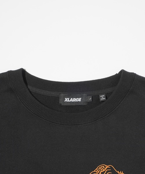 XLARGE（エクストララージ）の「SPIKE BALL CREWNECK SWEATSHIRT（スウェット・メンズ・ブラック/アッシュ/ブラウン・XL/M/S/L）」の10枚目の写真