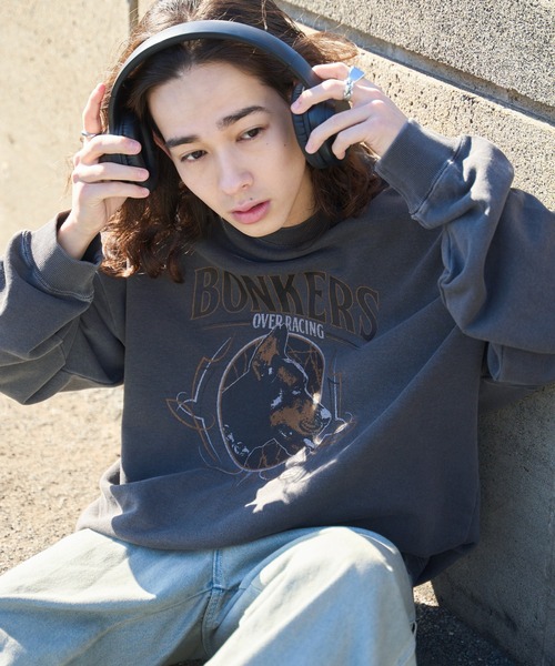 WEGO（ウィゴー）の「WEGO/ピグメントグラフィックプルオーバー（スウェット・メンズ・その他1/その他2/その他3/その他4/その他6/その他5・LARGE/MEDIUM）」の5枚目の写真