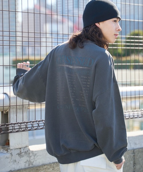 WEGO（ウィゴー）の「WEGO/ピグメントグラフィックプルオーバー（スウェット・メンズ・その他1/その他2/その他3/その他4/その他6/その他5・LARGE/MEDIUM）」の6枚目の写真