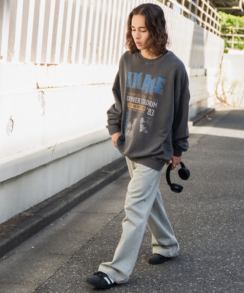 WEGO（ウィゴー）の「WEGO/ピグメントグラフィックプルオーバー（スウェット・メンズ・その他1/その他2/その他3/その他4/その他6/その他5・LARGE/MEDIUM）」の8枚目の写真