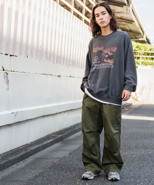 WEGO（ウィゴー）の「WEGO/ピグメントグラフィックプルオーバー（スウェット・メンズ・その他1/その他2/その他3/その他4/その他6/その他5・LARGE/MEDIUM）」の14枚目の写真