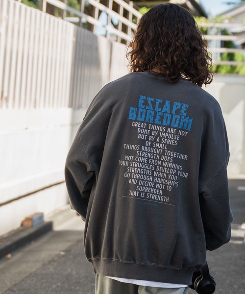 WEGO（ウィゴー）の「WEGO/ピグメントグラフィックプルオーバー（スウェット・メンズ・その他1/その他2/その他3/その他4/その他6/その他5・LARGE/MEDIUM）」の16枚目の写真