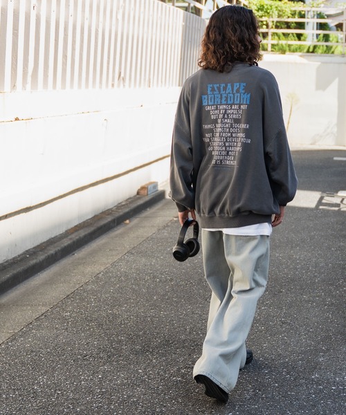 WEGO（ウィゴー）の「WEGO/ピグメントグラフィックプルオーバー（スウェット・メンズ・その他1/その他2/その他3/その他4/その他6/その他5・LARGE/MEDIUM）」の17枚目の写真