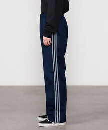 y2k adidas トレフォイルロゴ トラックパンツ ネイビー ワイド 90s adidasアディダス トレフォイル ロゴ刺繍 トラックパンツ 紺