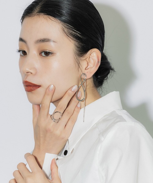 UNITED TOKYO（ユナイテッドトウキョウ）の「【WEB限定】インフィニティモチーフイヤーカフリングセット（イヤーカフ・レディース・シルバー・FREE）」の6枚目の写真