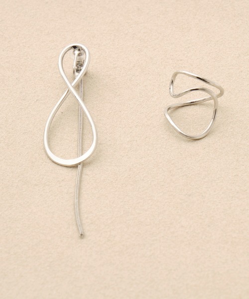 UNITED TOKYO（ユナイテッドトウキョウ）の「【WEB限定】インフィニティモチーフイヤーカフリングセット（イヤーカフ・レディース・シルバー・FREE）」の10枚目の写真