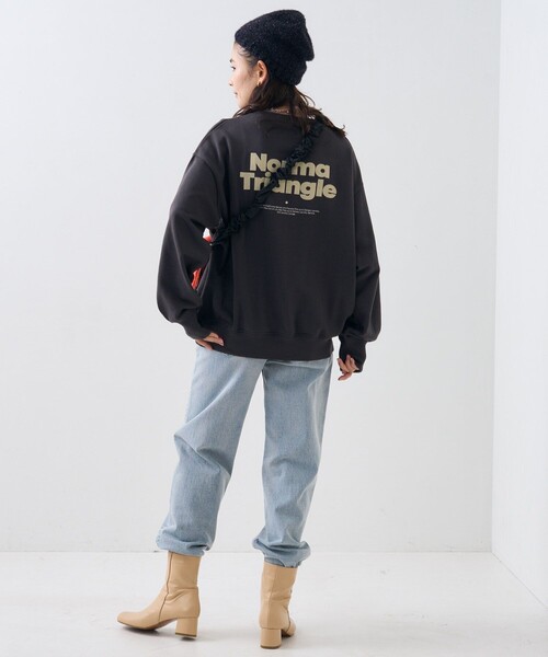 セール】ランドリー スウェット/バックプリントスウェット/ロゴ